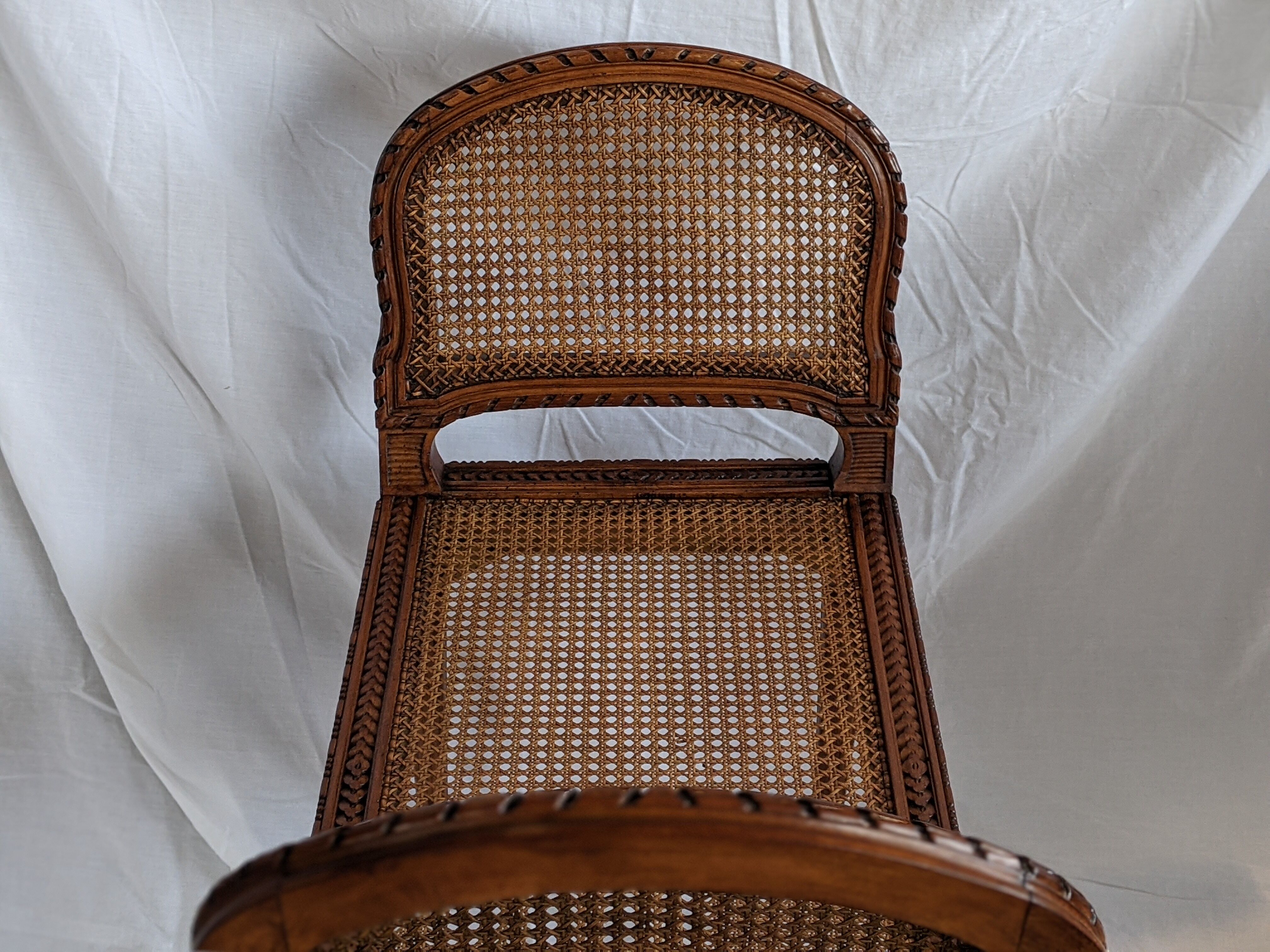 Cannened bench from the first half of the 19th century