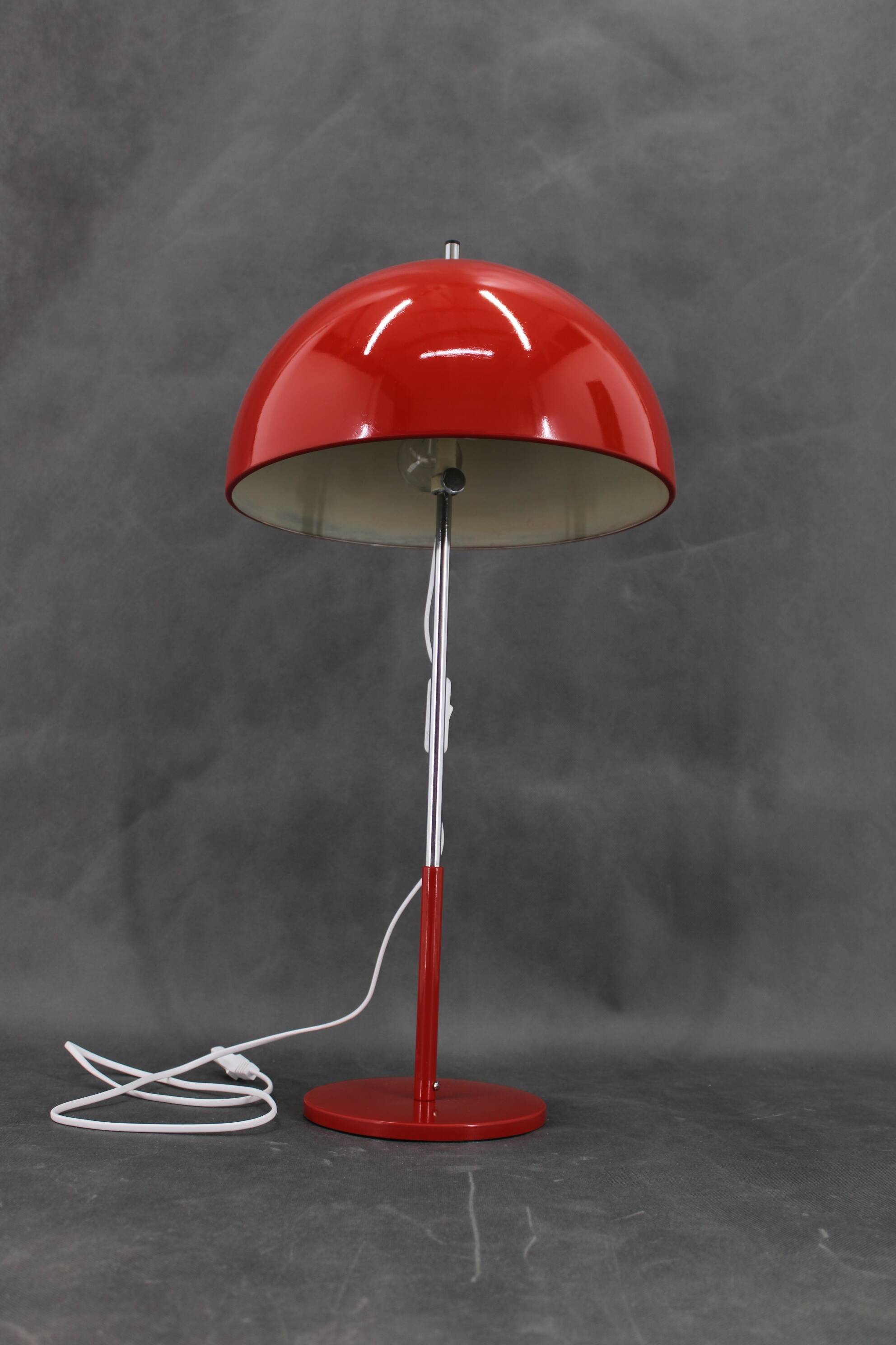 1970s Napako "Mushroom" Adjustable Table Lamp, Restored
