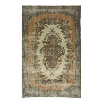 Tapis vintage anatolien fait main 287 cm x 185 cm