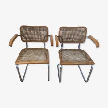 Lot de deux fauteuils par Marcel Breuer