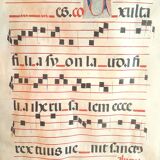 Antiphonal page 17th century