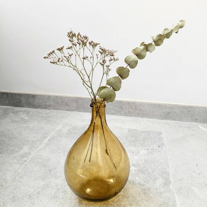 Ocher 2 liters demijohn