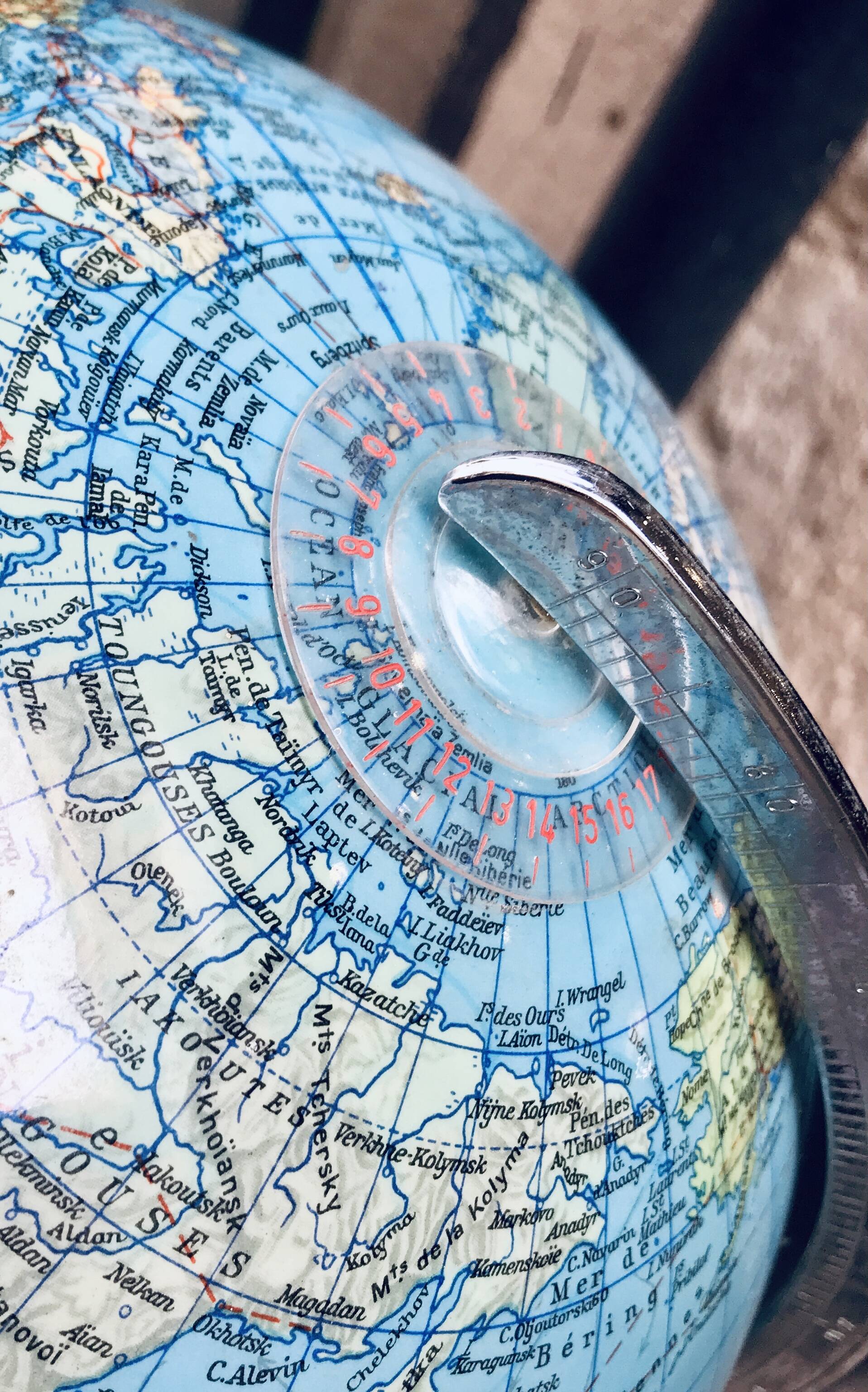 Globe terrestre DUPLEX Allemagne années 70