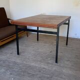 Vintage modernist teak dining table