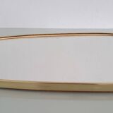 Vintage 1960s ovoid mirror