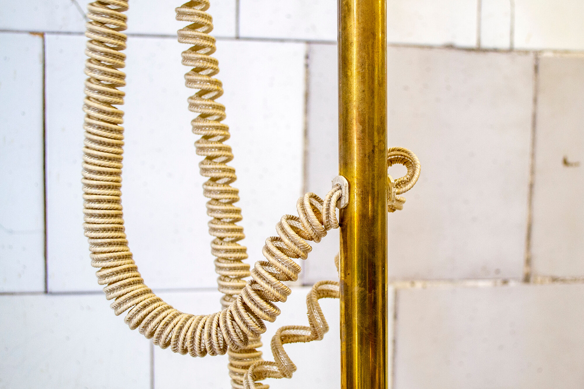 Lampe modèle Capacio en laiton de Fulvio Ferrari pour Solka B, 1972