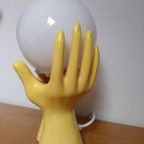 Ceramic hand lamp