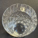 4 Large cut crystal glasses – Cristalleries Royales de Champagne