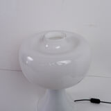 Vintage glass table lamp, 1970s