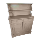 Gray painted mahogany sideboard