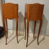 Pair of narrow bedsides Louis XV style