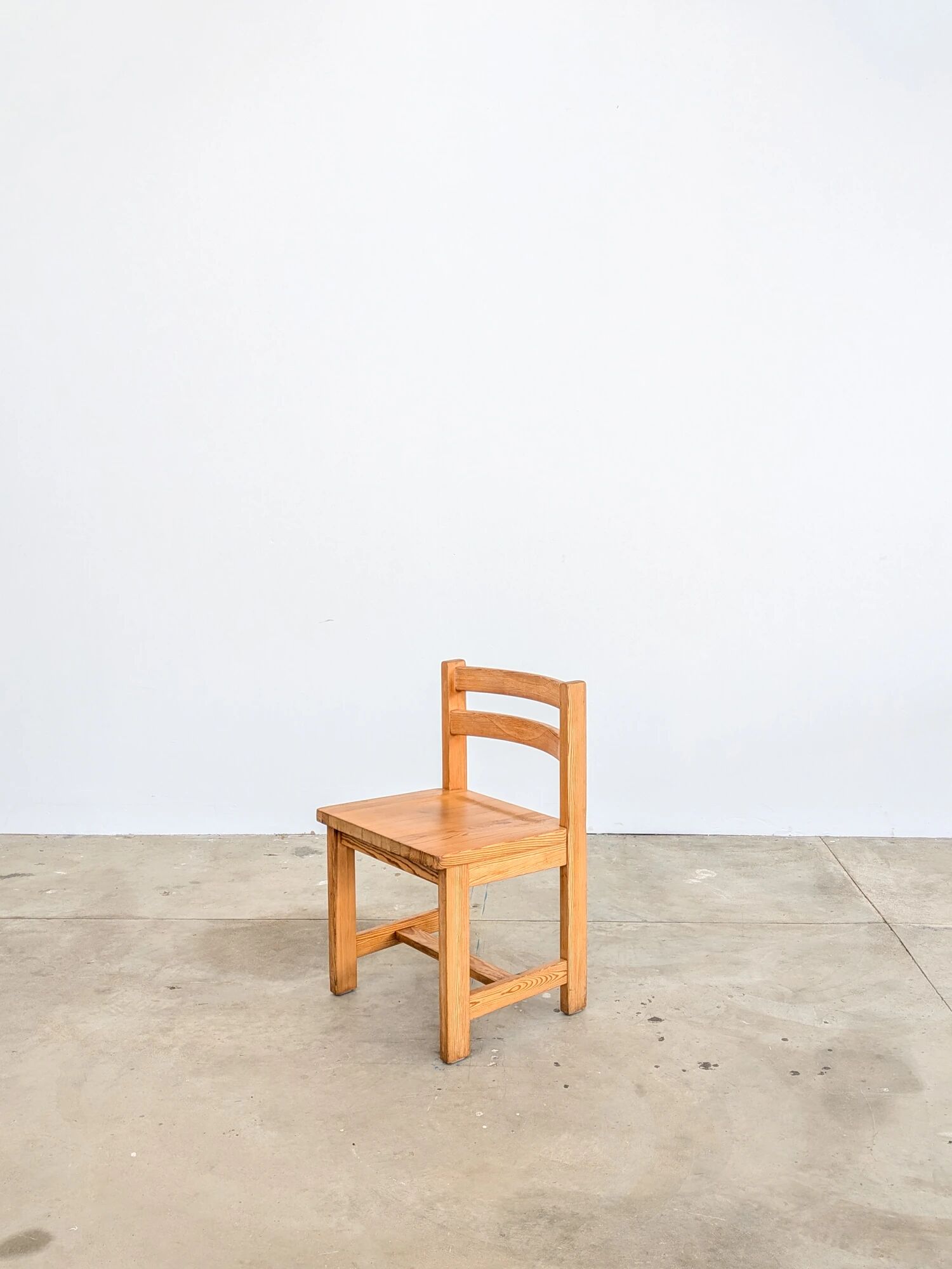 Scandinavian pine chairs, set of 4