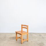 Scandinavian pine chairs, set of 4