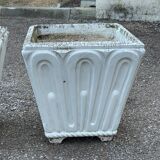 2 pot flower box garden patterned old planter