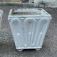 2 pot flower box garden patterned old planter