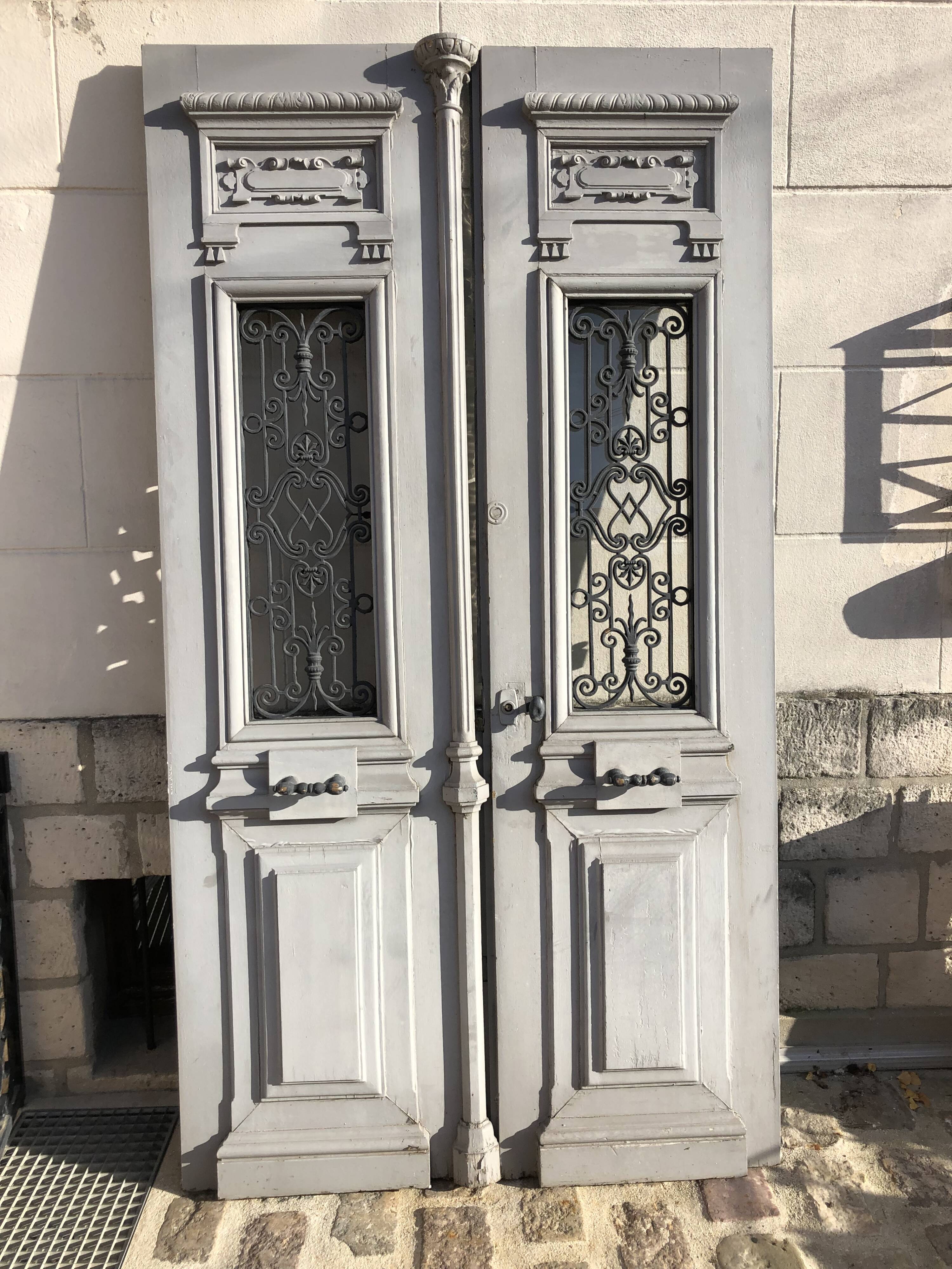 Entrance door double