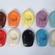 Set of Ten Unique Colored Bakelite Ashtrays, Škoda Car Manufacturer, 1950s