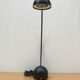 Brama desk lamp model Canegrate lacquered black metal