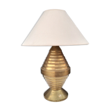 Art deco brass lamp