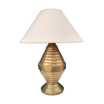 Art deco brass lamp