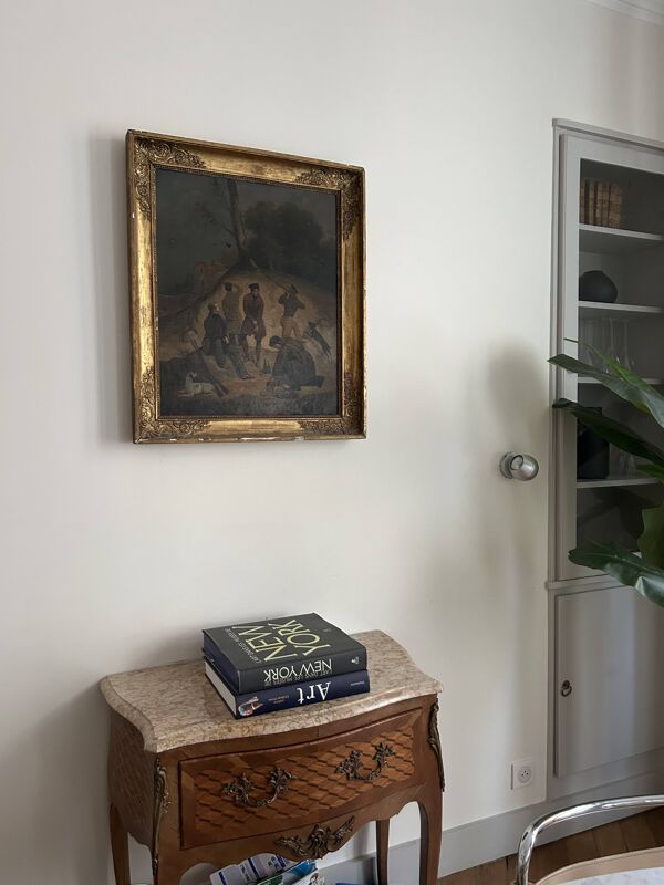 Tableau ancien classique, Scène de chasse