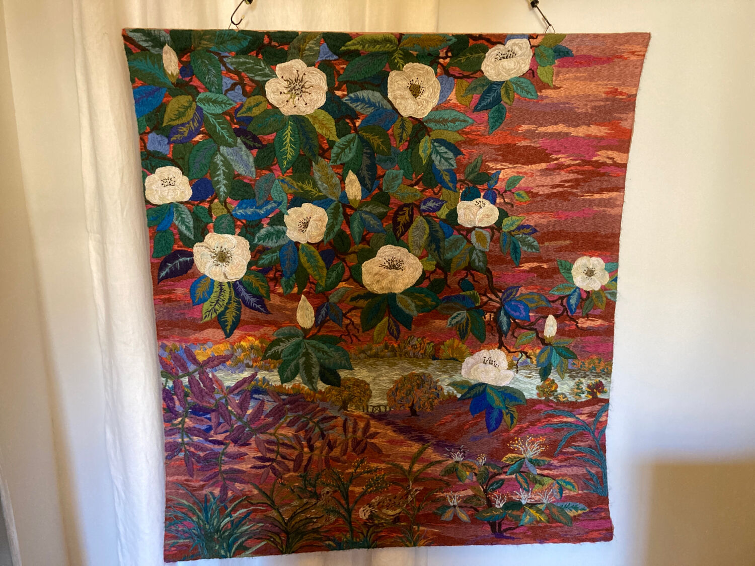Tapisserie murale en laine