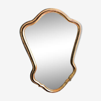 Golden Mirror Baroque Style 33x50cm