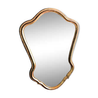 Golden Mirror Baroque Style 33x50cm