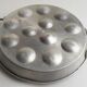 Plat à escargot aluminium vintage