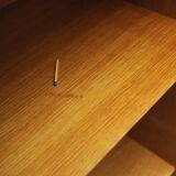 Ash bookcase, Danish design, 1970s, production: Hundevad