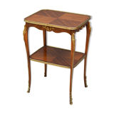 Mahogany and rosewood table