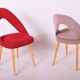 Chaises Mid-Century en hêtre, tchèque, années 1950, ensemble de 4