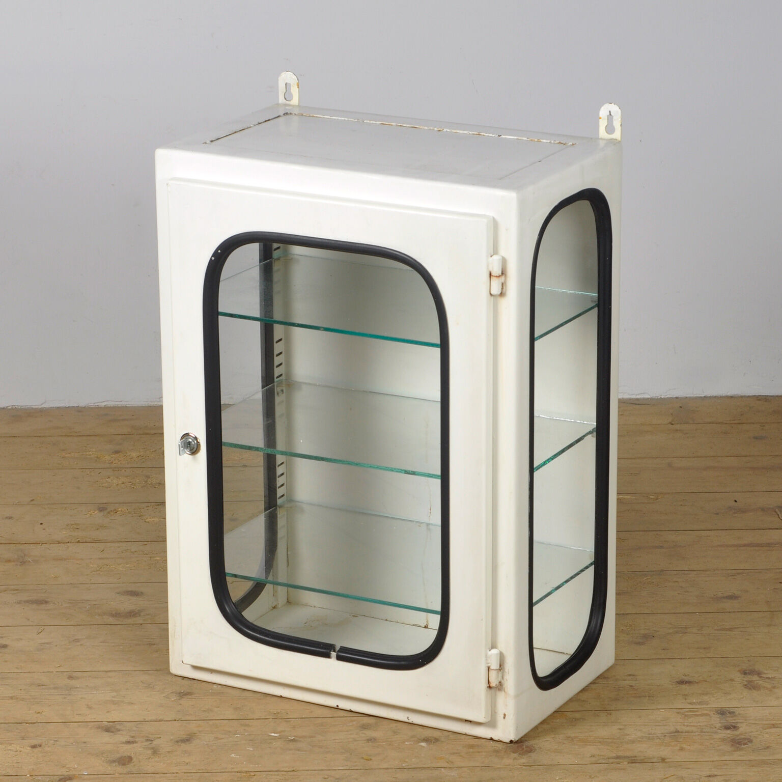 Vintage hospital medicine cabinet, 1970s