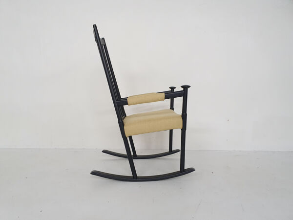 Chaise berçante de Karl-Axel Adolfsson pour Gemla, Suède années 1960