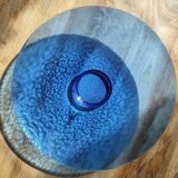 Mid-Century Murano Glass Plate: Cobalt Blue Guido Ferro Centerpiece