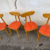 4 Luterma banana bistro chairs