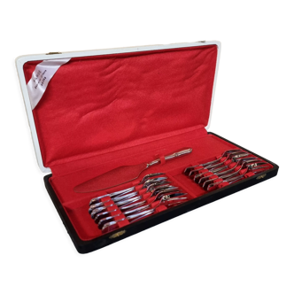 Stainless steel dessert service
