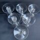 6 verres à eau baccarat – art nouveau