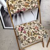 Pair of vintage Lafuma folding chairs