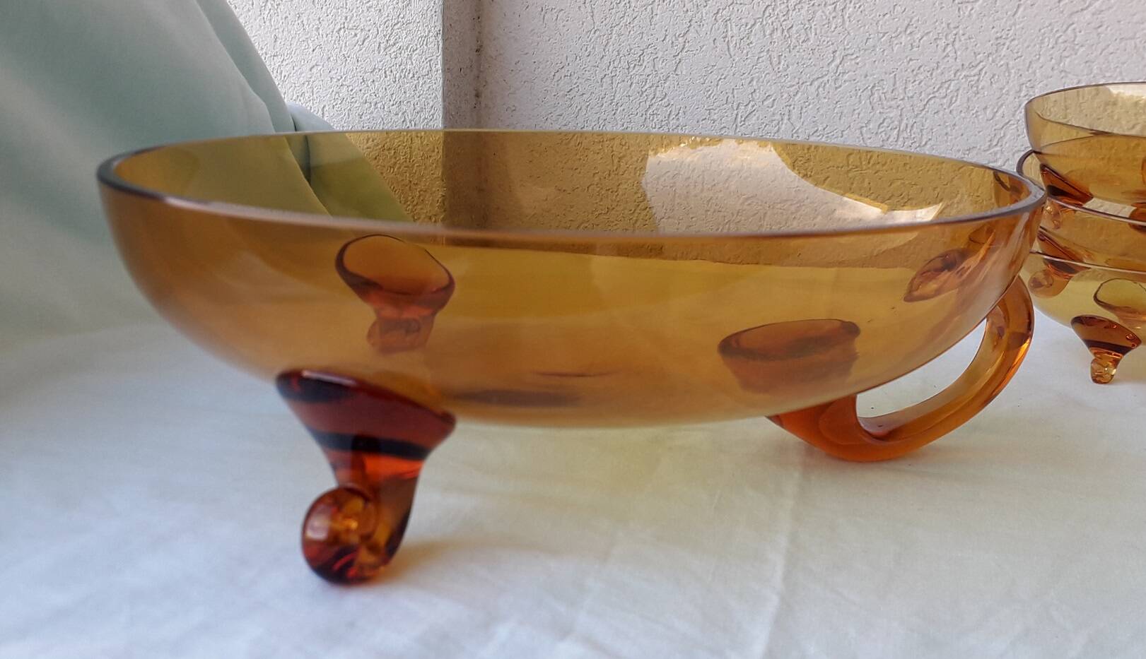 Glass dessert service