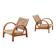 French Rope Easy Chairs, Art Deco 1940's