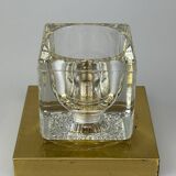60s 70s Peill & Putzler Cube wall lamp ceiling lamp ice glass space design