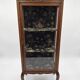 Vitrine ancienne style transition Louis XV-Louis XVI en Acajou