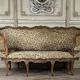 Louis XV carved wood basket seat, 18th century