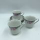 3 large cups and saucers
