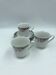 3 large cups and saucers