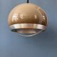 Vintage Dijkstra Space Age mushroom pendant lamp, mid-century modern ceiling light