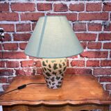 Ceramic lamp signed D