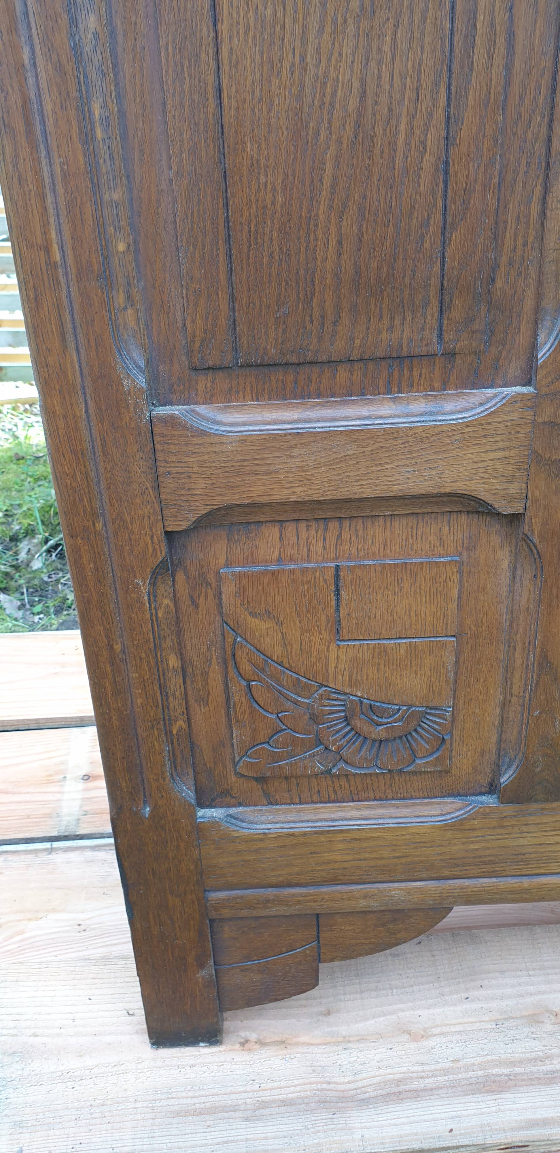 Oak cabinet