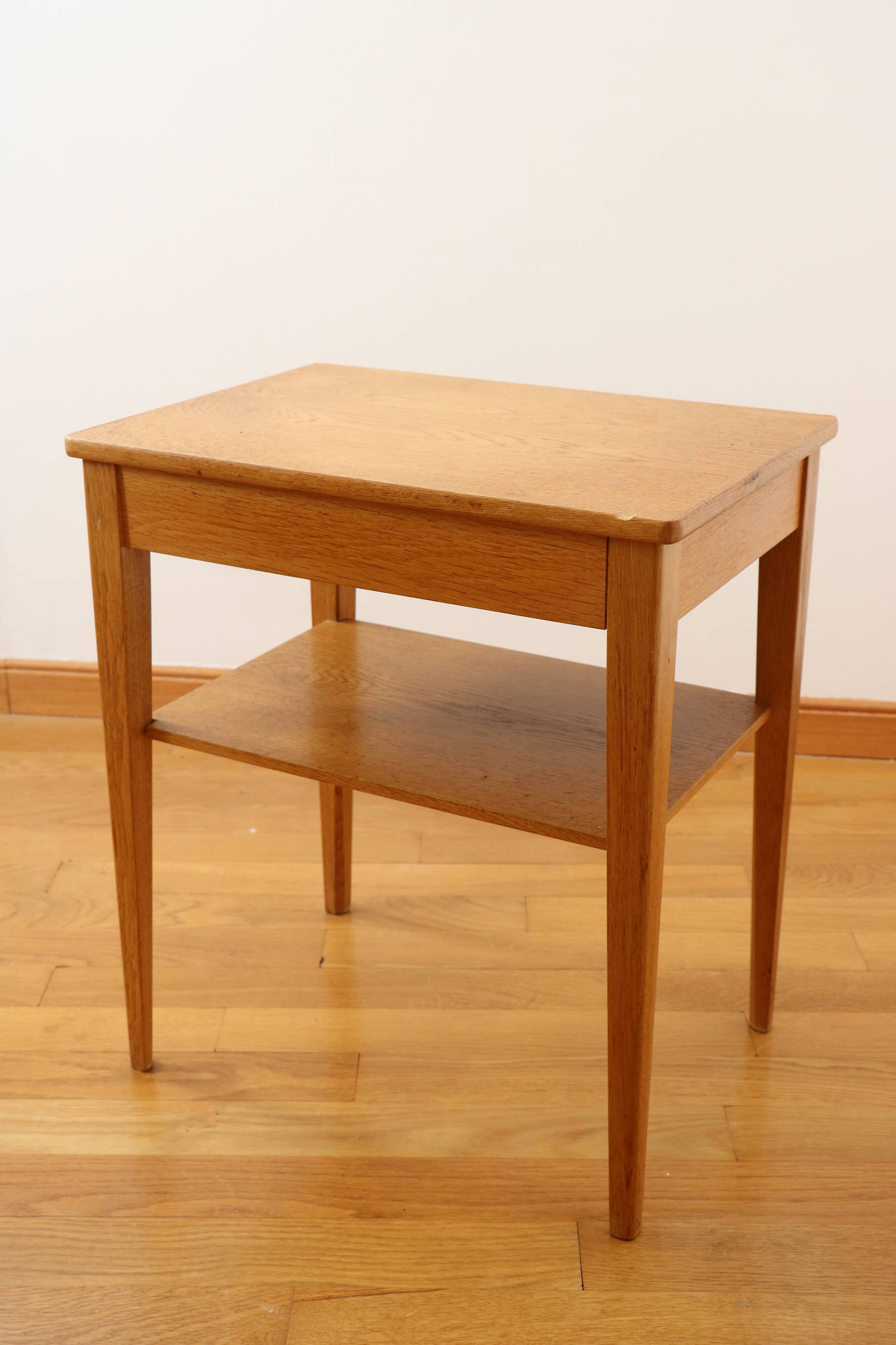 Scandinavian bedside table 1960